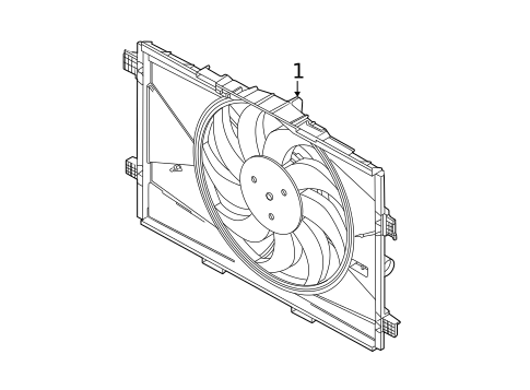 Cooling Fan for 2024 Fiat 500E #0