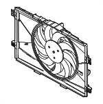 68665481AA - : Radiator Cooling Fan Module for Mopar Image
