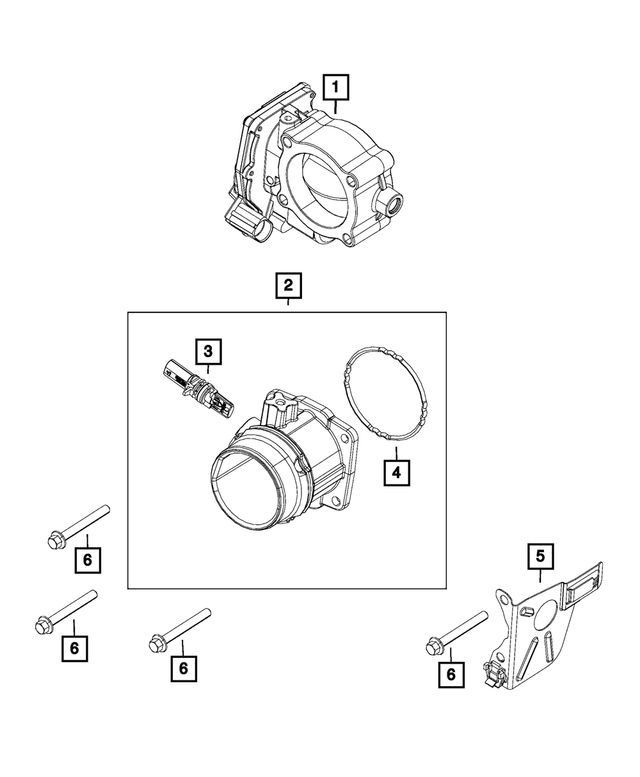 « 68321414AA – Fuel : Admission D'air Coude pour Mopar Image »