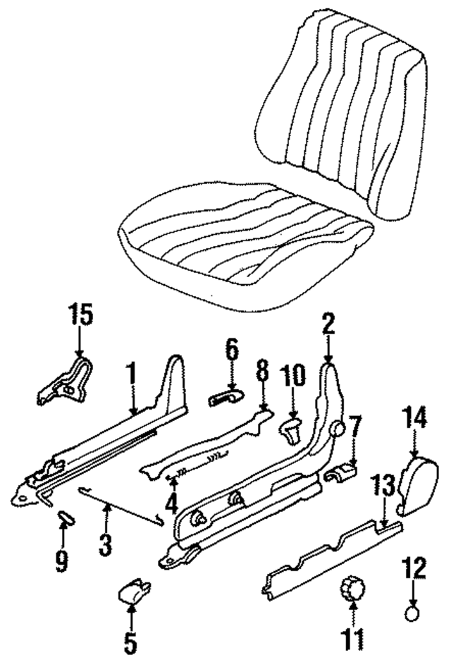 8807334000AQ - : Hinge Cover for Hyundai Image
