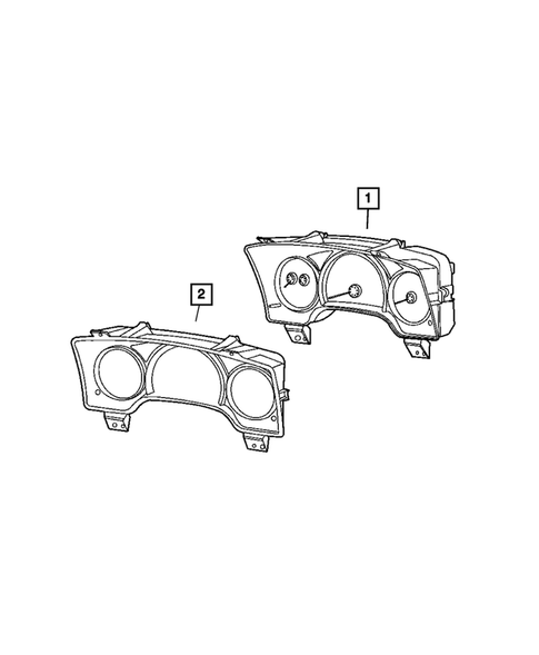 Instrument Panel Cluster for 2007 Chrysler Aspen #0