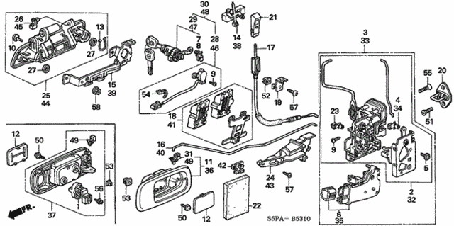 Door Locks for 2005 Honda Civic #0