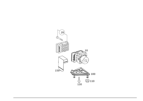 Hydraulic Unit for 2014 Mercedes-Benz SLS AMG #0