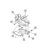 6101962 - Automatic Transaxle 4 Speed: Hex Flange Head Bolt for Mopar Image