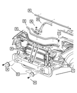 55394777AB - Cooling: Hood To Plenum Seal for Mopar Image