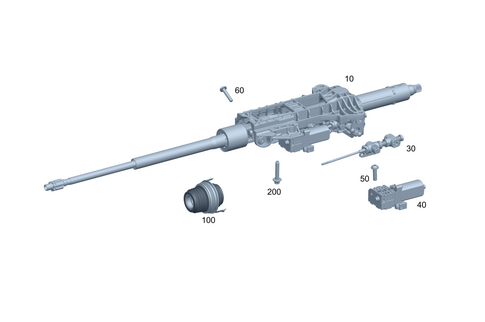 Steering Column Tube and Steering Shaft for 2025 Mercedes-Benz SL43 AMG #0