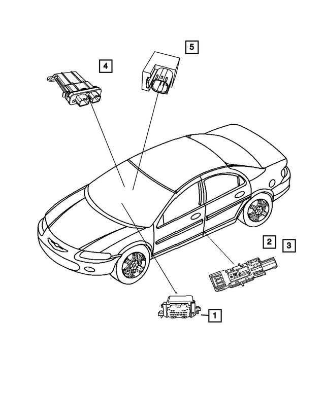 5084001AE - : Air Bag Control Module for Mopar Image