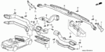 90654SA5003 - Interior/Bumper: CLIP, JOINT COVER for Honda Image