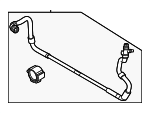 17125A0B515 - Cooling System: Lower Hose for BMW Image