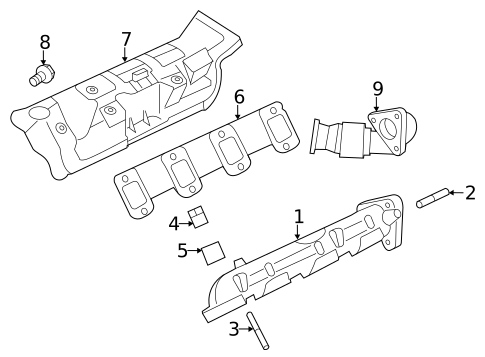 Exhaust Manifold for 2017 Ford F-250 Super Duty #0