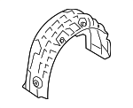 4K8810171F - Body: Wheelhouse Liner for Audi Image