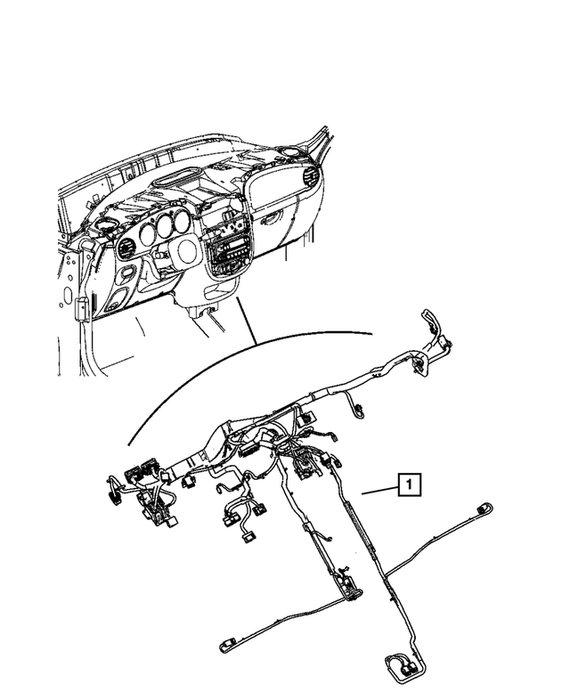 4795628AH - Electrical: Instrument Panel Wiring for Mopar Image