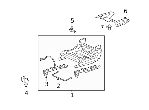 Tracks & Components for 2007 Honda Element #0