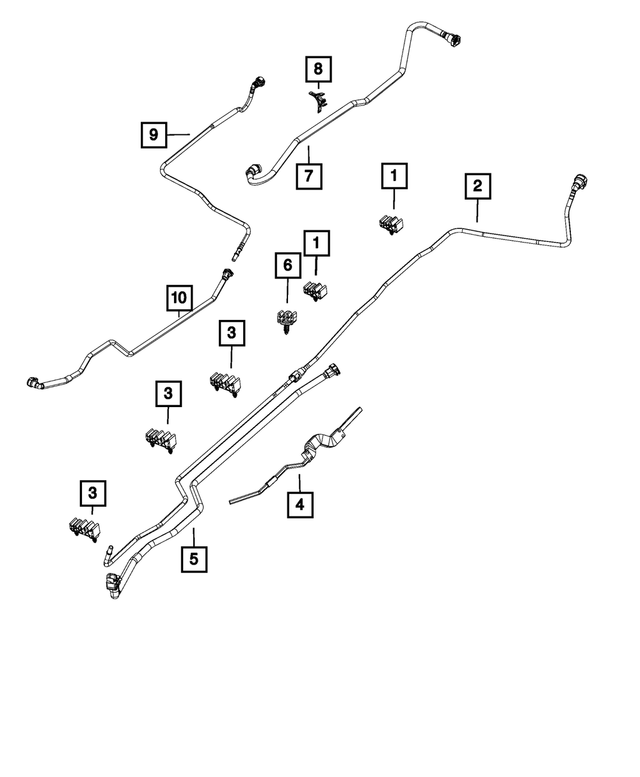 68353017AA - : Fuel Supply Tube for Mopar Image