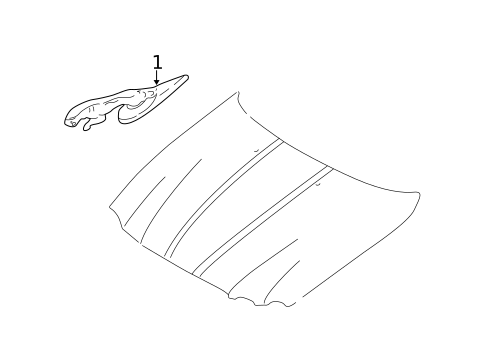 Exterior Trim - Hood for 2007 Jaguar X-Type #0