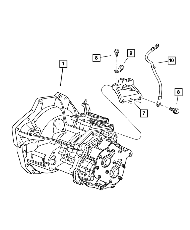 RL083555AG - NVG Manual Transaxle 5 Speed: Transaxle for Mopar Image image