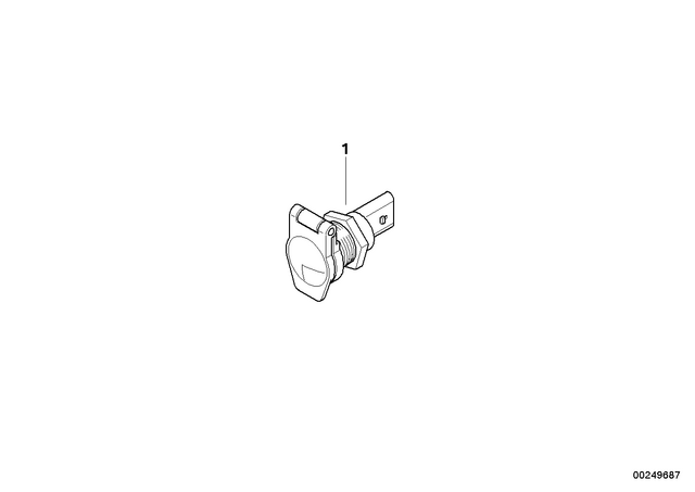 61347714741 - Maintenance &amp; Technology: Onboard socket for BMW-Motorrad Image