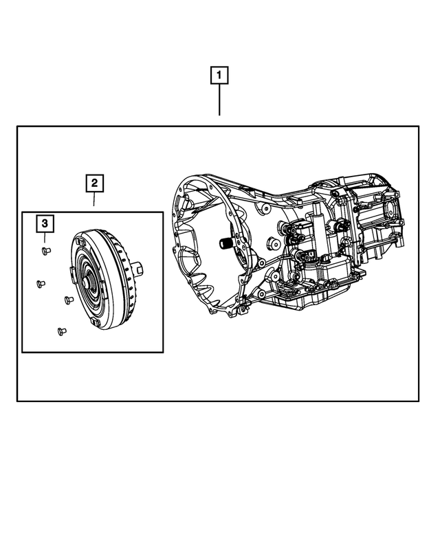 R8039218AG - 42RLE; 4-Speed; Automatic Transmission: With Torque Converter Transmission Package for Mopar Image