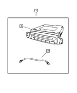 56038659AI - Instrument Panel and Radios and Consoles: Cd Changer - 6 Disc Player Kit for Mopar Image