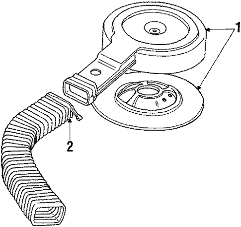 Air Intake for 1985 Jeep CJ7 #0