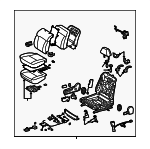 7110030B50A1 - Body: Seat Assembly for Lexus: GS300, GS430, GS450h Image