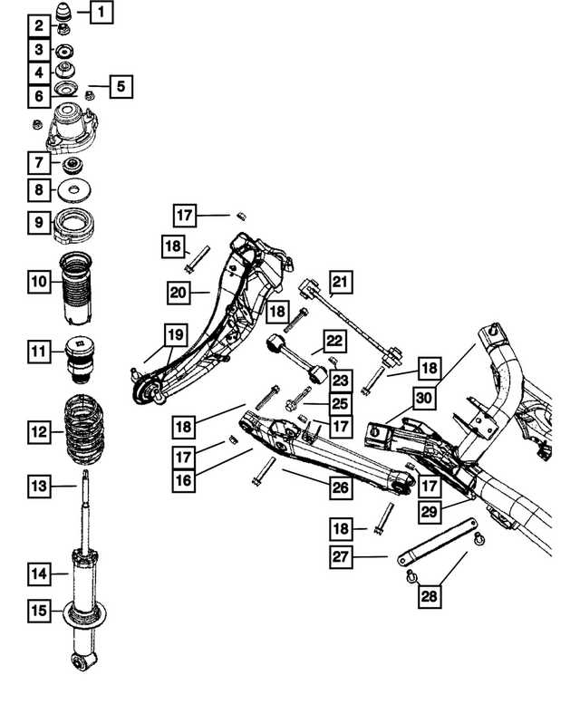5272947AB - : Rear Coil Spring for Mopar Image