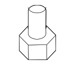 90149SDA003 - Body: Lower Plate Bolt for Acura: RL, TSX Image