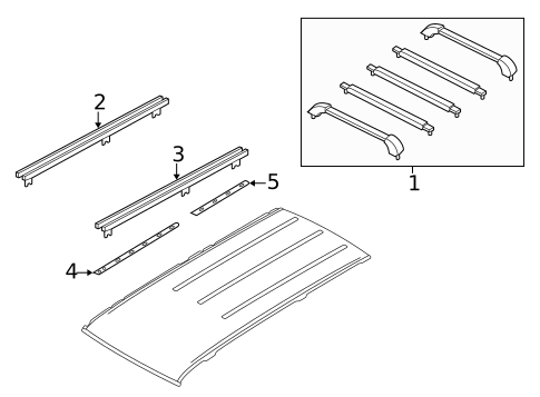 Luggage Carrier for 2003 Nissan Pathfinder #0
