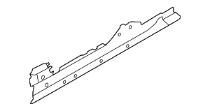 PAB803780GRV - Body: Rocker Panel Reinforcement for Porsche Image