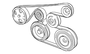 9091602689 - : Serpentine Belt for Toyota Image