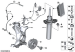 34308094234 - Brakes: Bracket Right for BMW Image