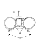 68249018AB - Electrical: Instrument Panel Cluster for Dodge: Journey Image