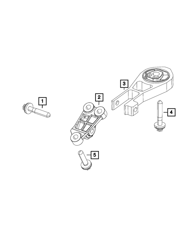 68548798AA - Engine: Engine Mount Bracket for Mopar Image