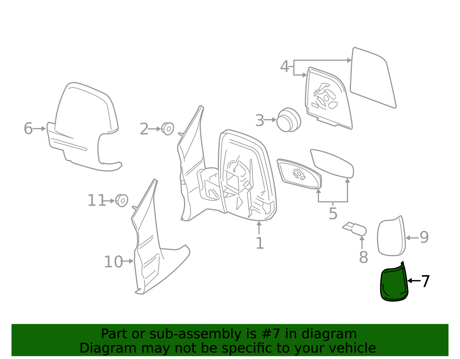 2015-2026 Ford Turn Signal Light Assembly BK3Z-13B375-D | OEM Parts Online