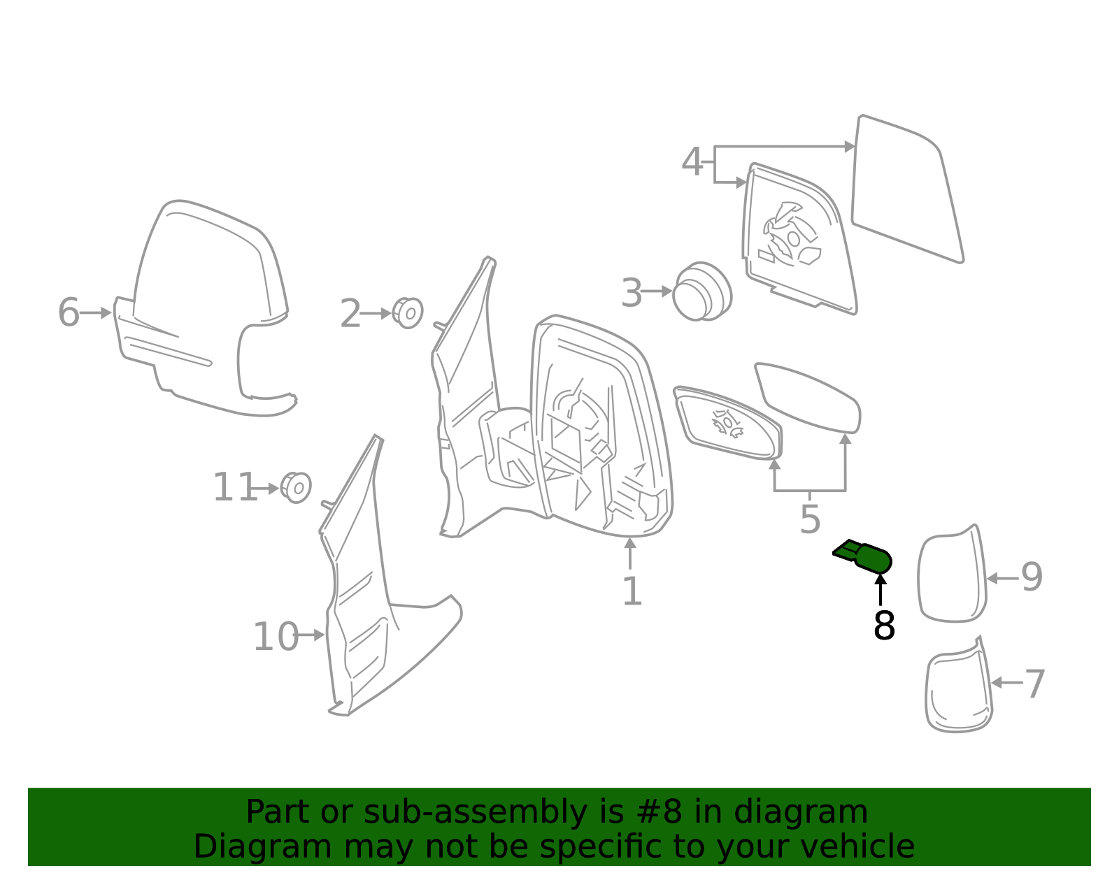 2011-2025 Ford Signal Bulb BE8Z-13466-A | OEM Parts Online