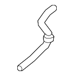 1K0121447BA - Cooling System: Water Hose for Volkswagen Image