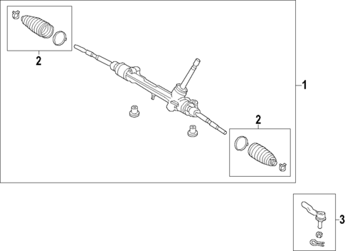Steering Gear & Linkage for 2019 Toyota C-HR #1
