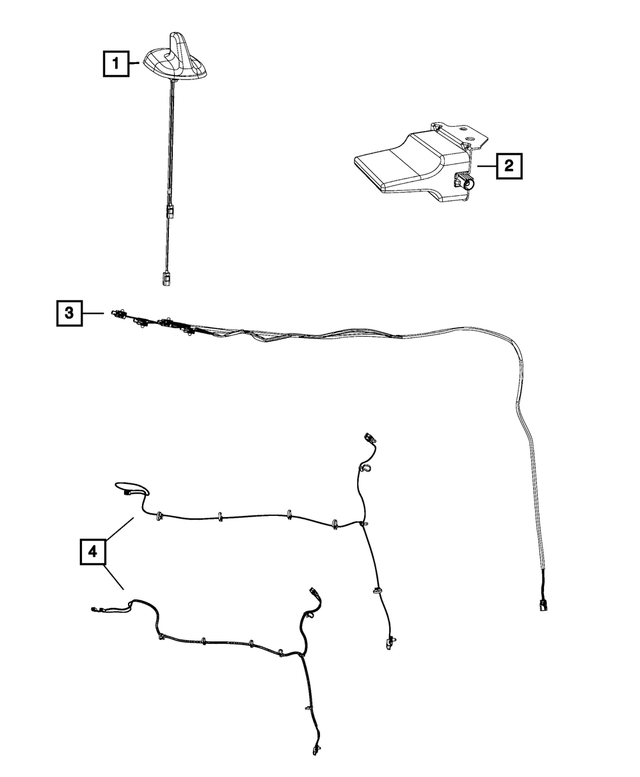 68148257AD - Electrical: Jumper Cable for Mopar Image