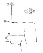68148257AD - Electrical: Jumper Cable for Ram: 1500, 1500 Classic, 2500, 3500 Image
