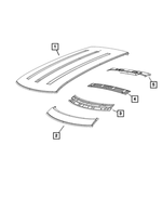 68303249AA - Body Sheet Metal Except Doors: Roof Panel for Mopar Image