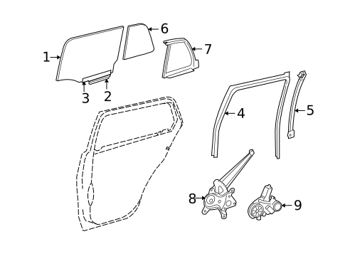 Rear Door for 2009 Scion xD #3