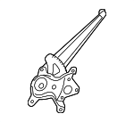 698030R010 - Body: Window Regulator for Scion: xD | Toyota: Highlander, RAV4 Image