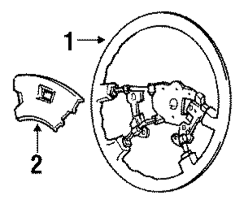 Steering Wheel & Trim for 1987 Honda Accord #0