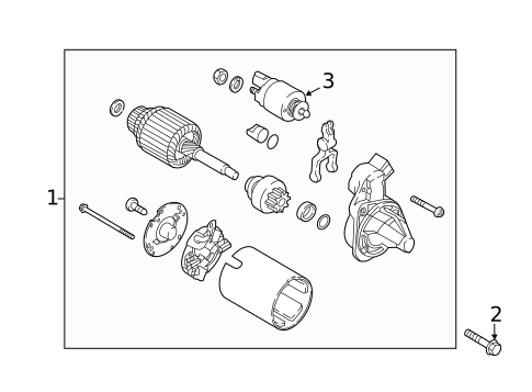 Starter for 2016 Hyundai Tucson #1