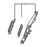 6255162030C0 - Body: Lower Quarter Trim for Toyota Image