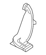 8W0819805A - Body: Front Duct for Audi: A4, A4 allroad, A4 Quattro, A5 Quattro, A5 Sportback, RS5, RS5 Sportback, S4, S5, S5 Sportback Image