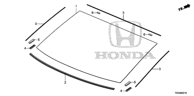 Rear Windshield for 2012 Honda Civic #0