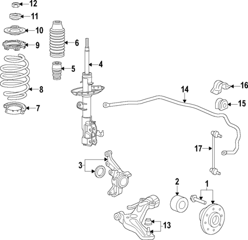 Suspension Components for 2016 Honda CR-Z #1