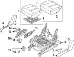 89170P2000 - Body: Seat Cushion Heater for Kia: Sorento Image