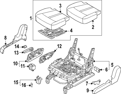 Second Row Seats for 2025 Kia Sorento #2
